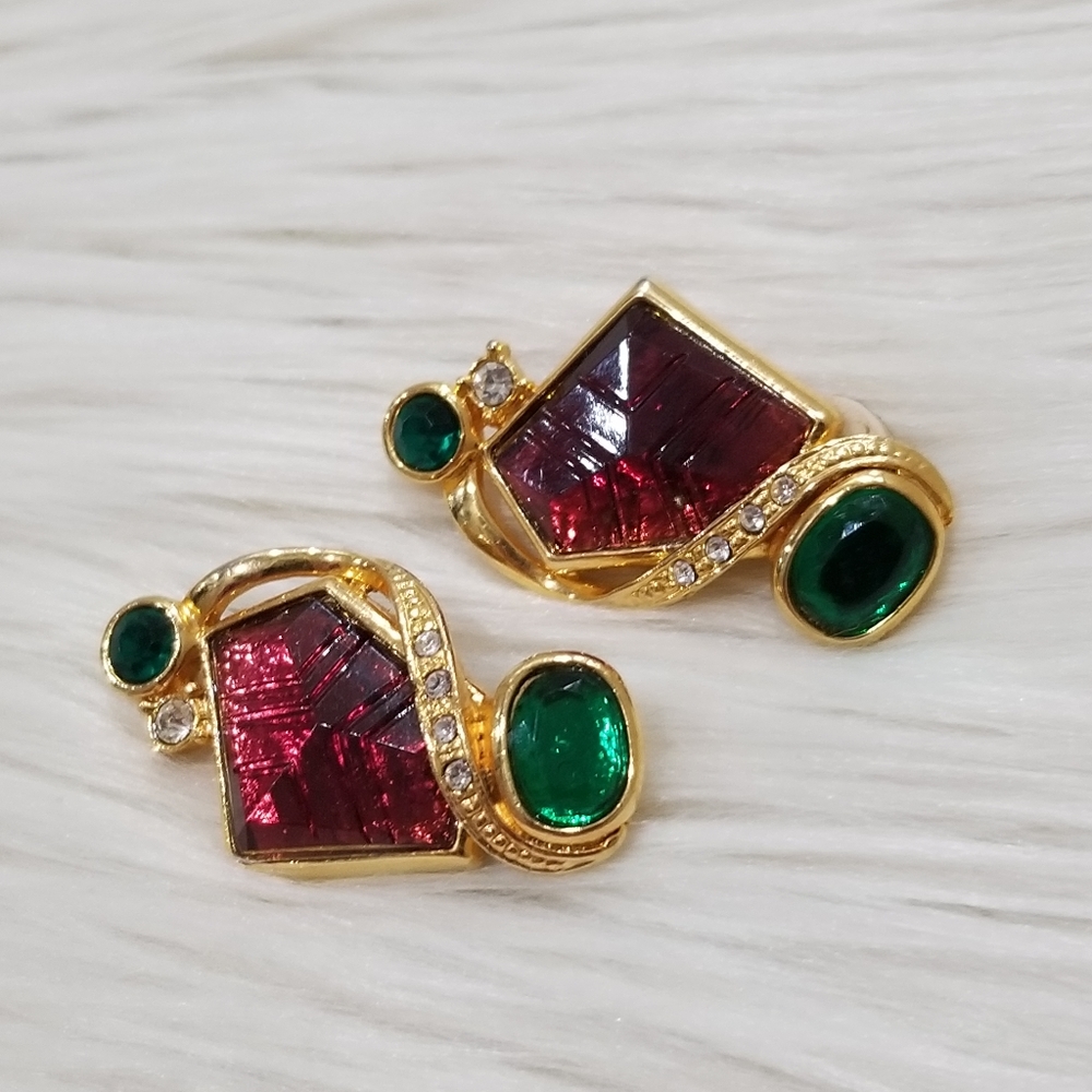 Vintage statement earrings